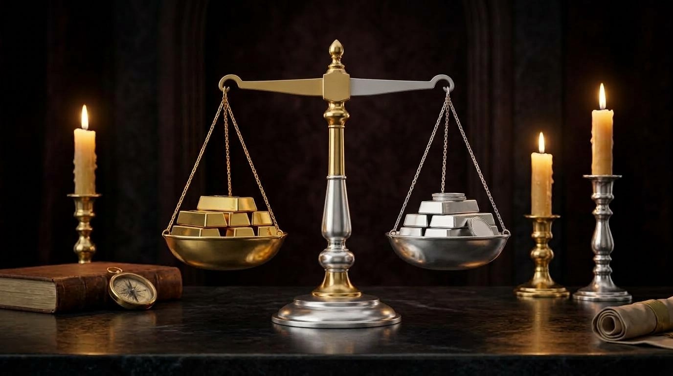 Zakat Calculation Guide: Nisab Thresholds, Silver and Gold Benchmarks Minimalist Illustration